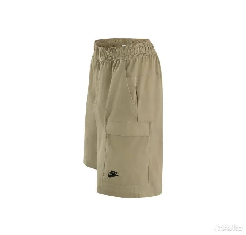 Шорты Nike Woven Solid Color Logo Sports Khaki