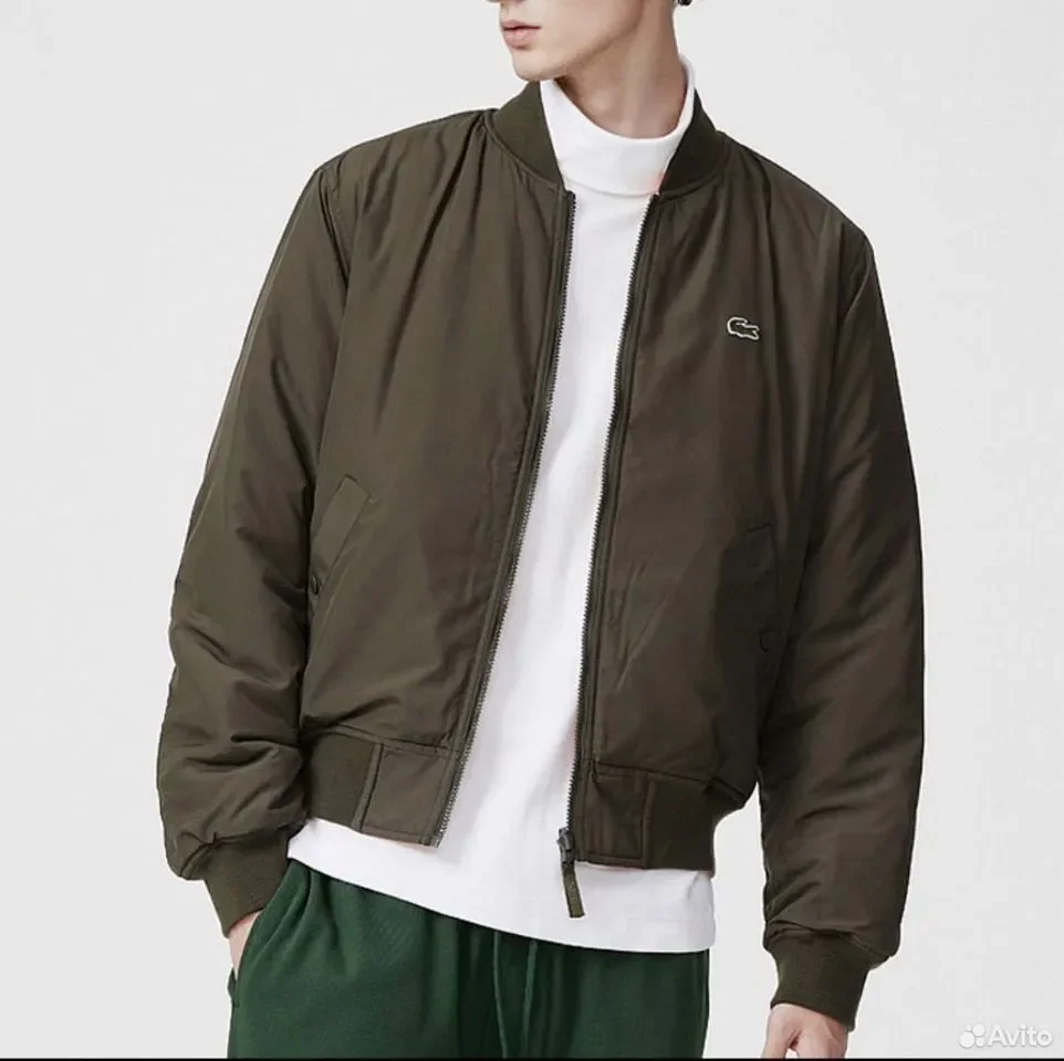 Кофта Бомбер Lacoste Green - миниатюра 2
