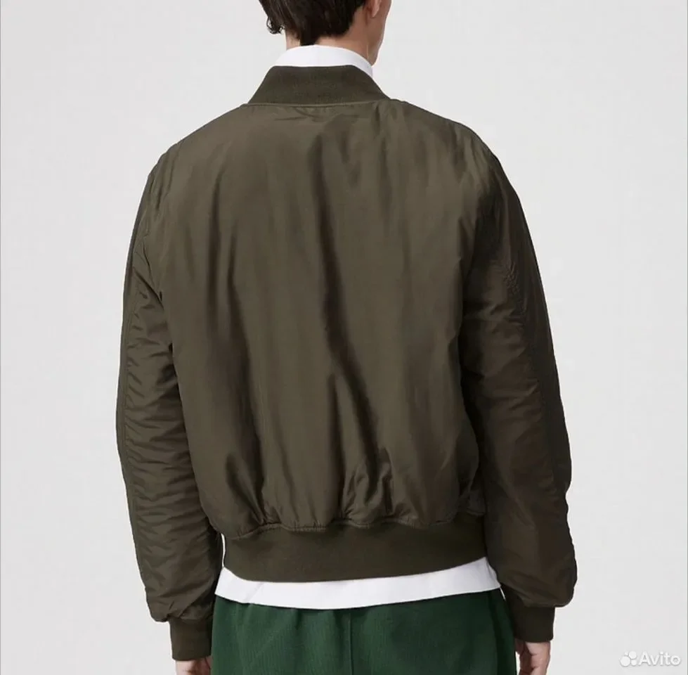 Кофта Бомбер Lacoste Green - миниатюра 3