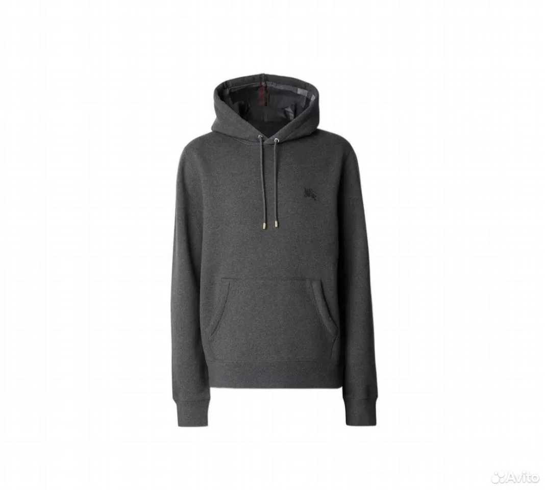 Худи Burberry Logo Charcoal Grey - изображение 1