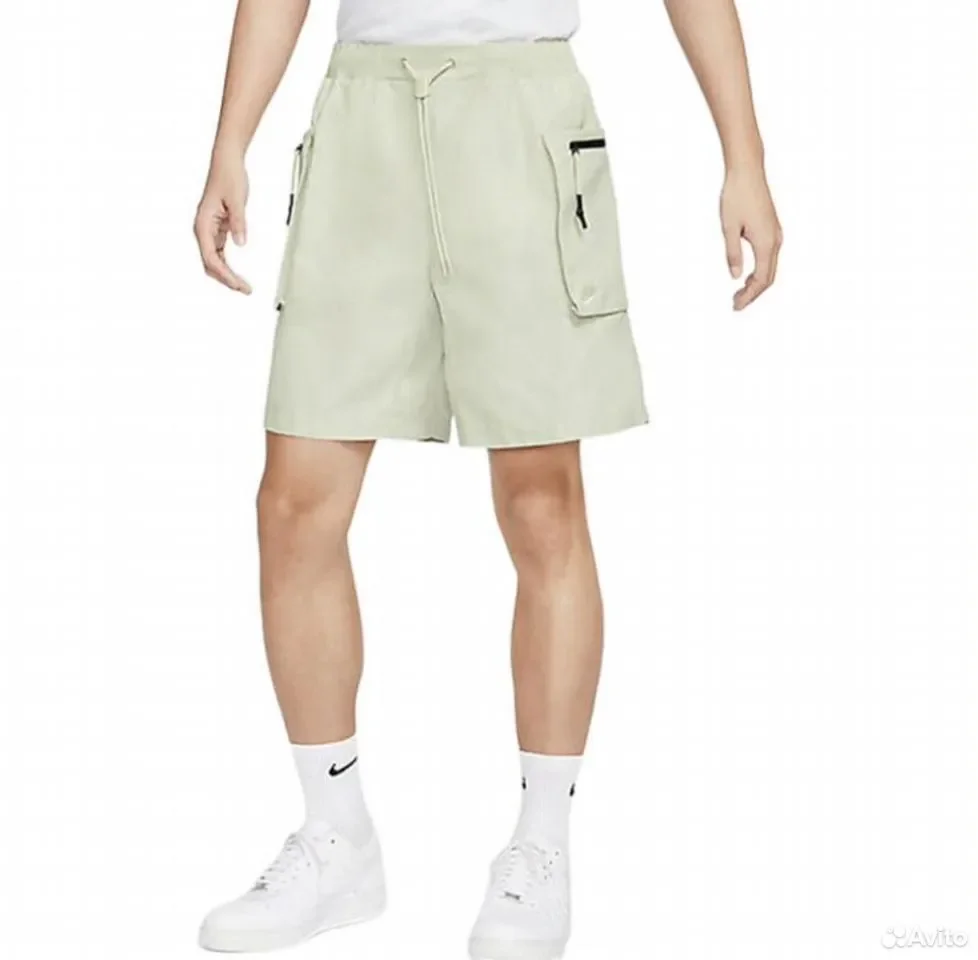 Шорты Nike Sportswear Tech Pack Casual White - миниатюра 4