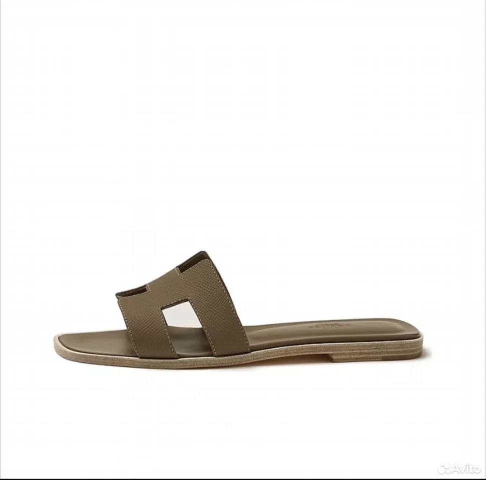 Сандали Hermes Oran Olive - миниатюра 2