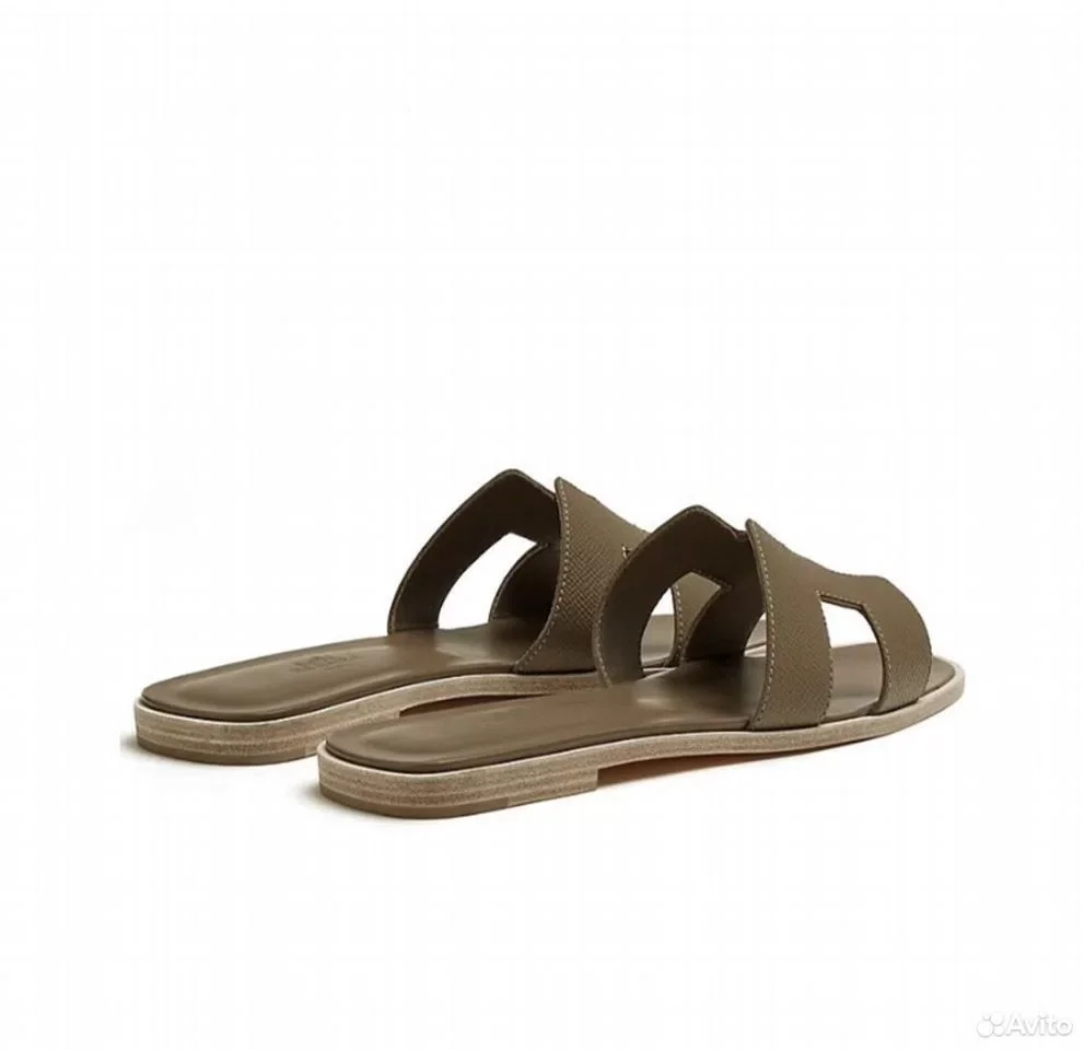 Сандали Hermes Oran Olive - миниатюра 4