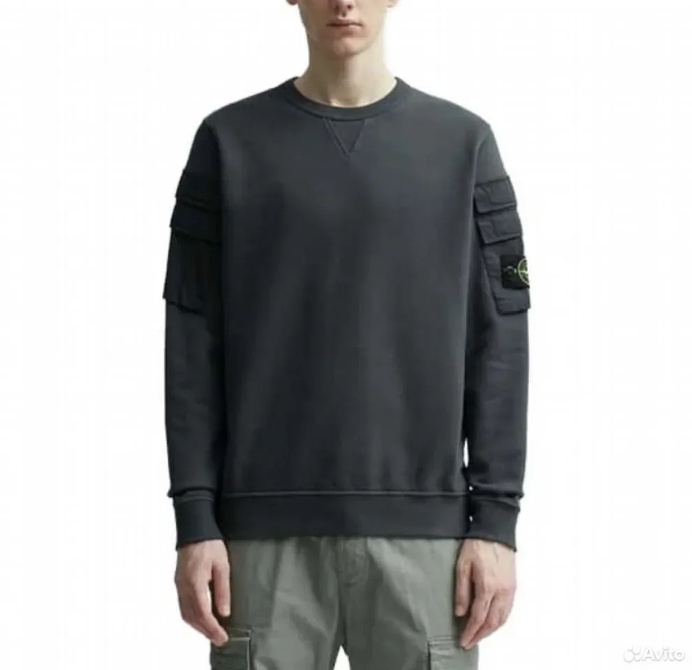 Свитшот Stone Island FW 23 Dark Grey Cargo - изображение 1