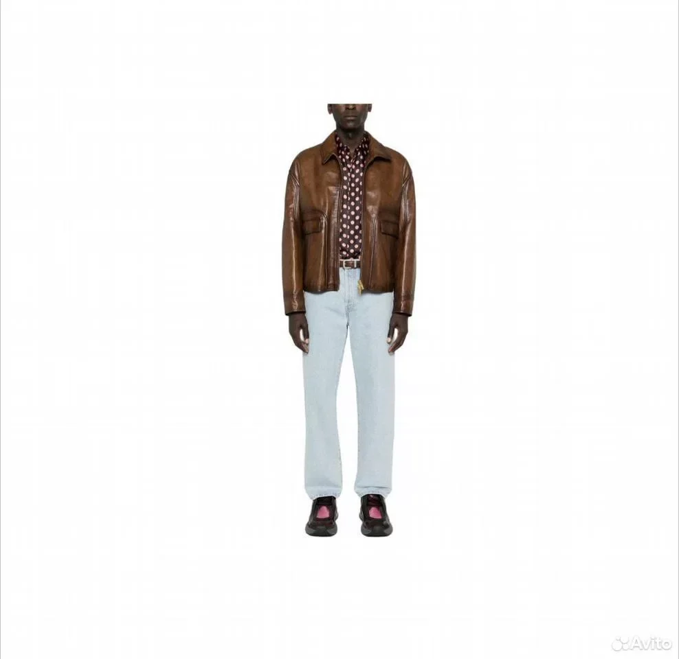 Бомбер Golden Goose Zip Jacket Brown - миниатюра 3