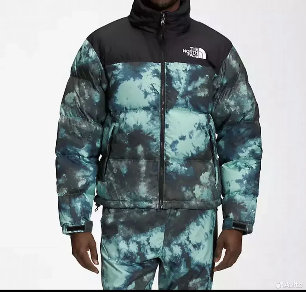 Куртка The North Face Nuptse 1996 Aqua - миниатюра 2