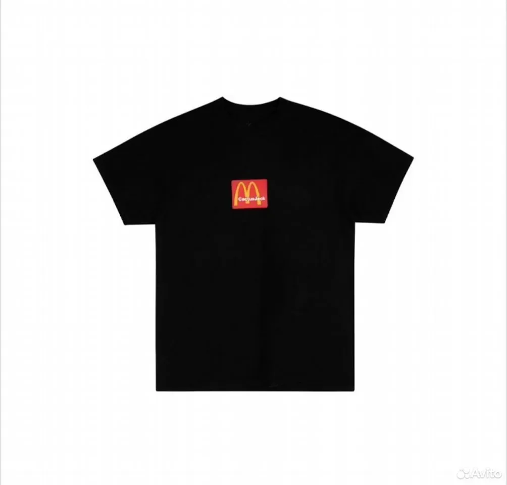 Футболка Cactus Jack x McDonald's Black