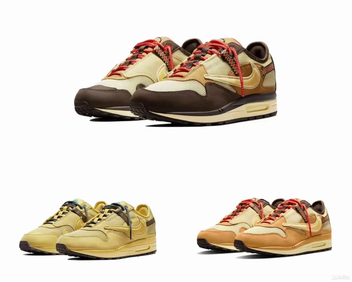 Кроссовки Nike Air Max 1 x Travis Scott - изображение 1