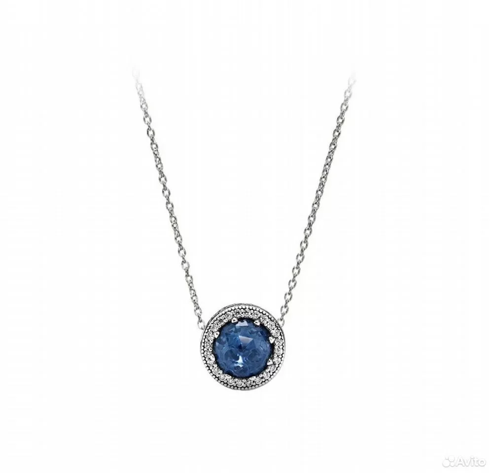 Ожерелье Pandora Ocean Heart Blue Sparkling - изображение 1