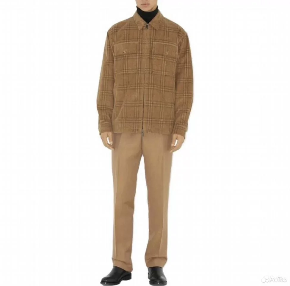 Рубашка Burberry Velvet Vintage Check - миниатюра 2