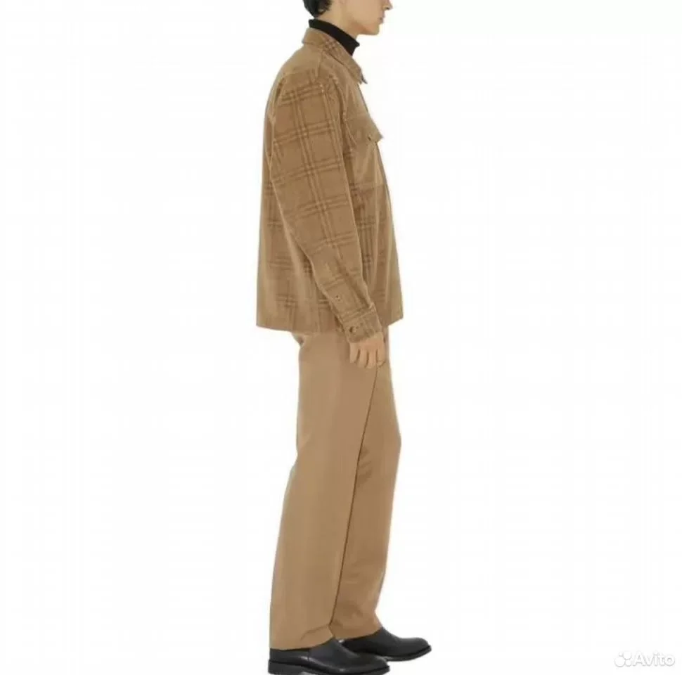 Рубашка Burberry Velvet Vintage Check - миниатюра 4