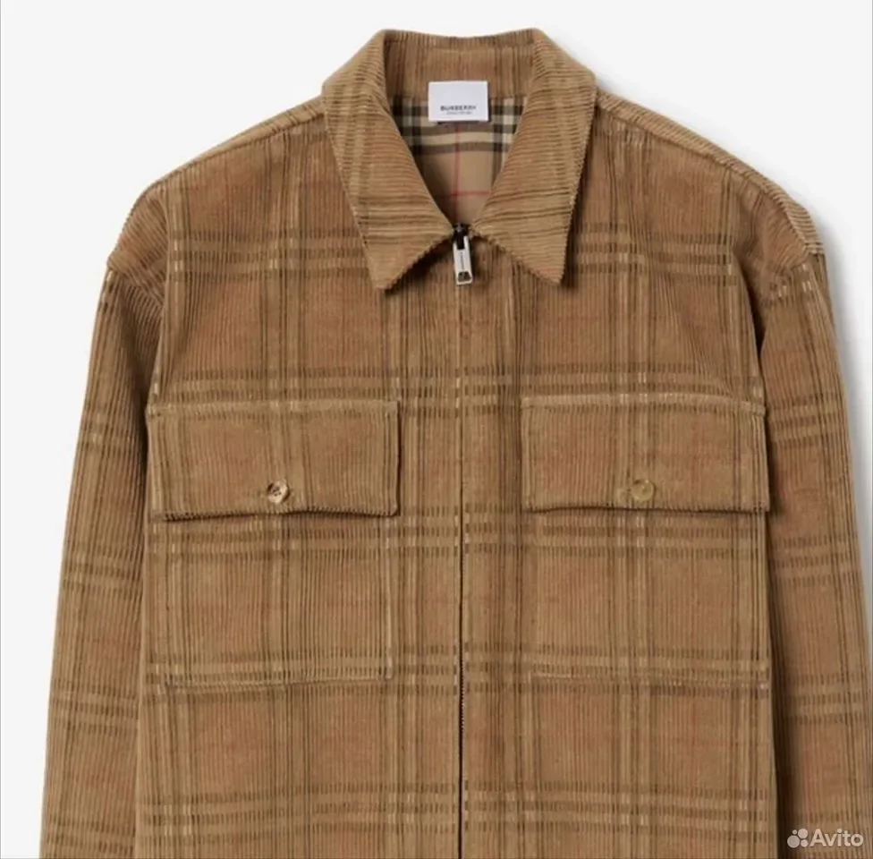 Рубашка Burberry Velvet Vintage Check - миниатюра 5
