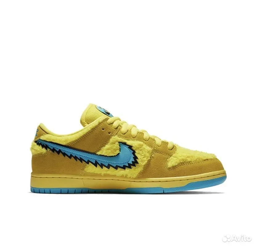 Кроссовки Nike Dunk Low Grateful Bears Opti Yellow - миниатюра 3