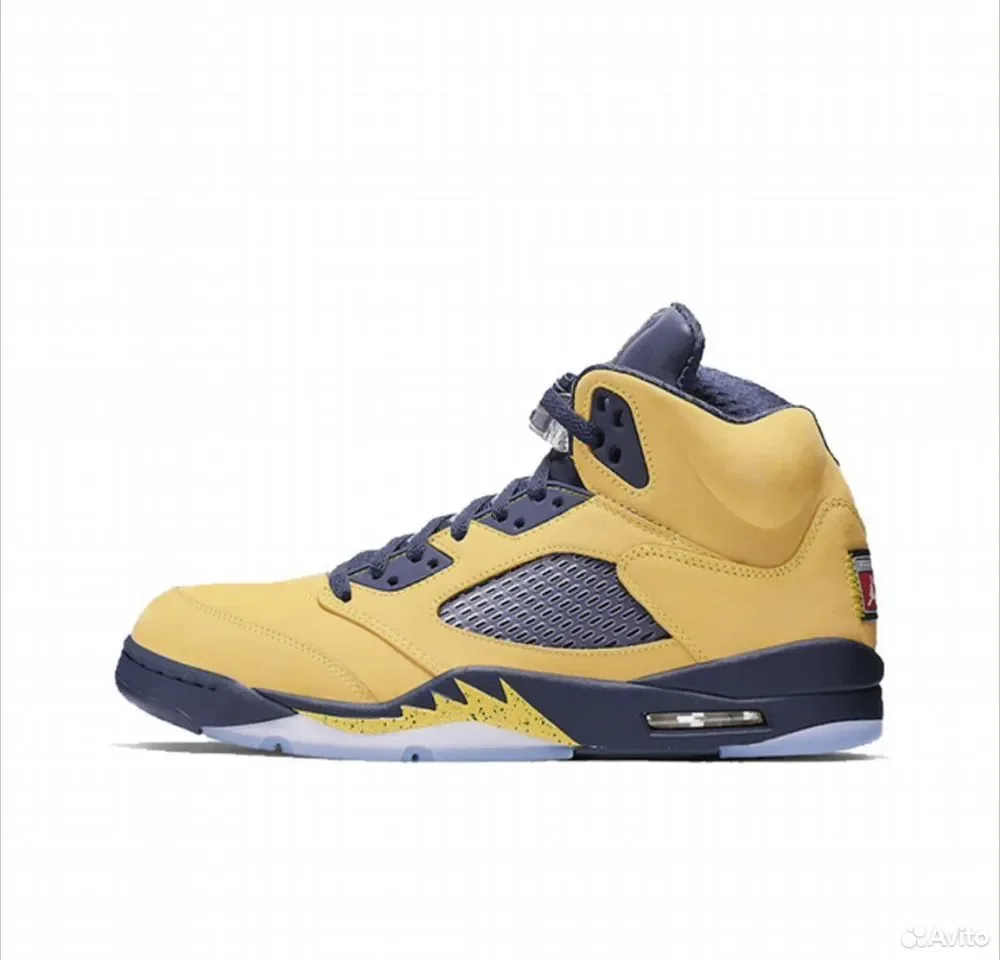 Кроссовки Nike Air Jordan 5 Michigan - миниатюра 2