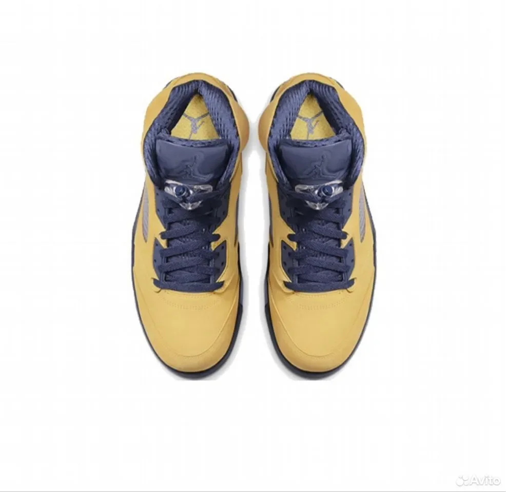 Кроссовки Nike Air Jordan 5 Michigan - миниатюра 4