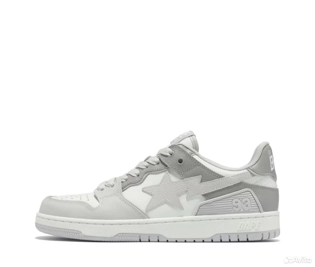 Кроссовки A Bathing Ape FW23 SK8 STA Grey - изображение 1