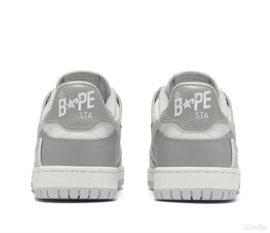 Кроссовки A Bathing Ape FW23 SK8 STA Grey - миниатюра 2