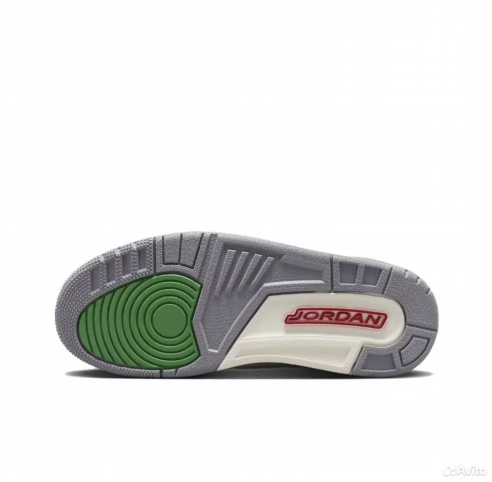Кроссовки Nike Air Jordan 3 Lucky Green - миниатюра 4