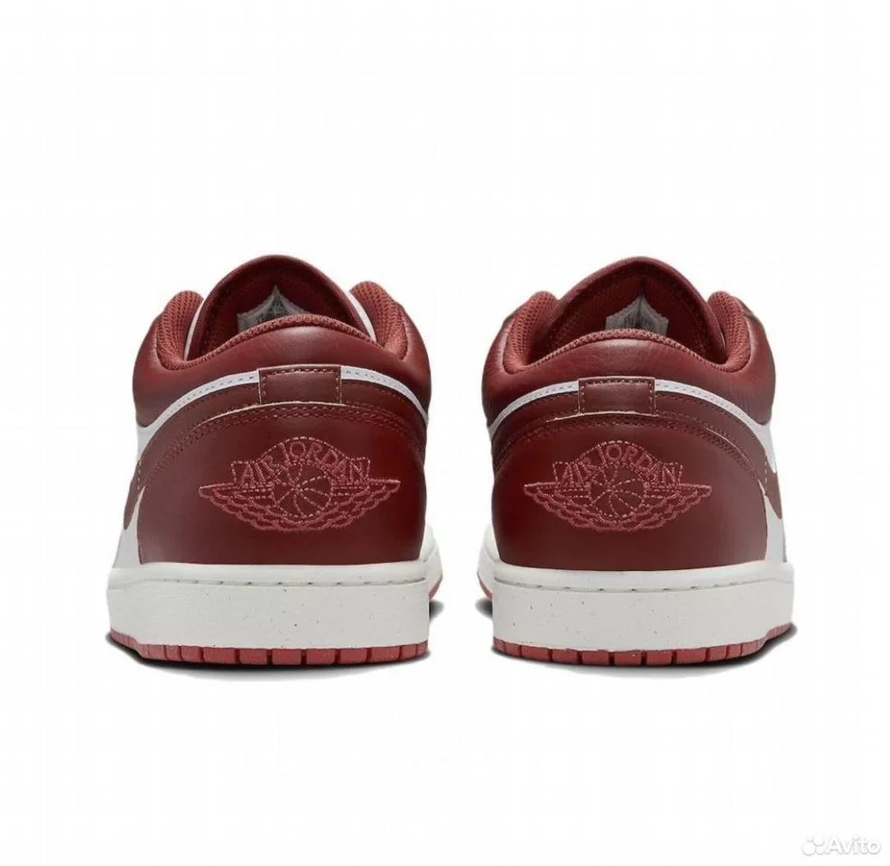 Кроссовки Nike Air Jordan 1 Low Dune Red - миниатюра 4