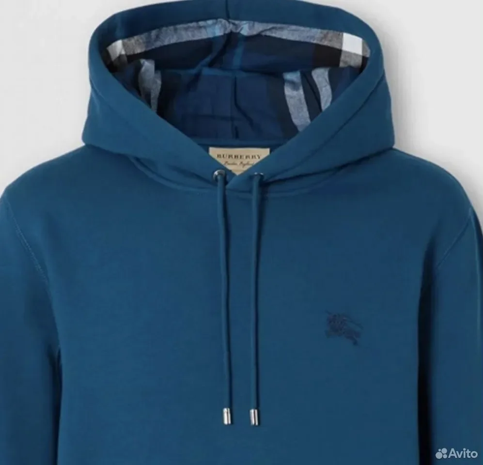 Худи Burberry Logo Blue - миниатюра 2