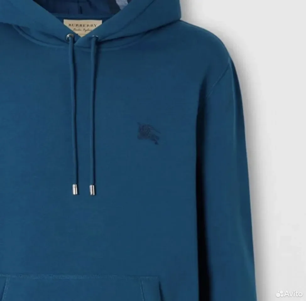 Худи Burberry Logo Blue - миниатюра 4