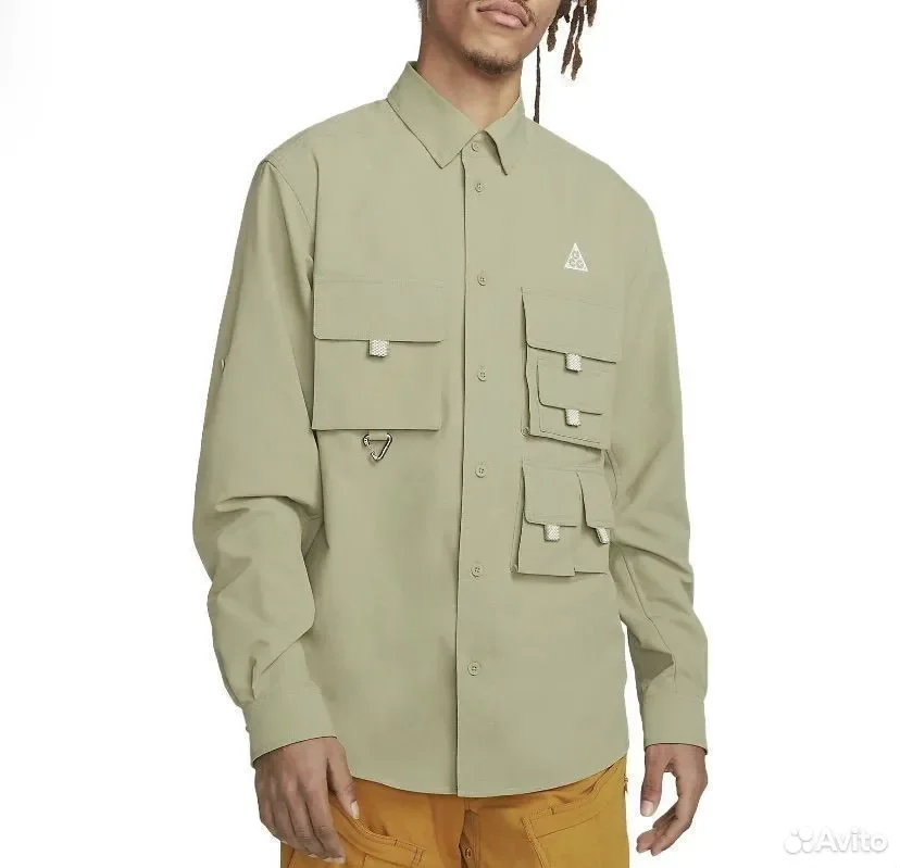 Рубашка Nike ACG Dri-FIT UV Trail Top 'Olive' - изображение 1