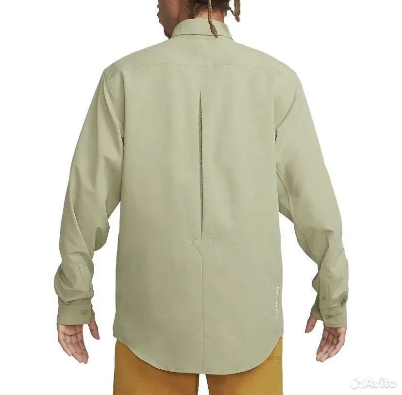 Рубашка Nike ACG Dri-FIT UV Trail Top 'Olive' - миниатюра 2