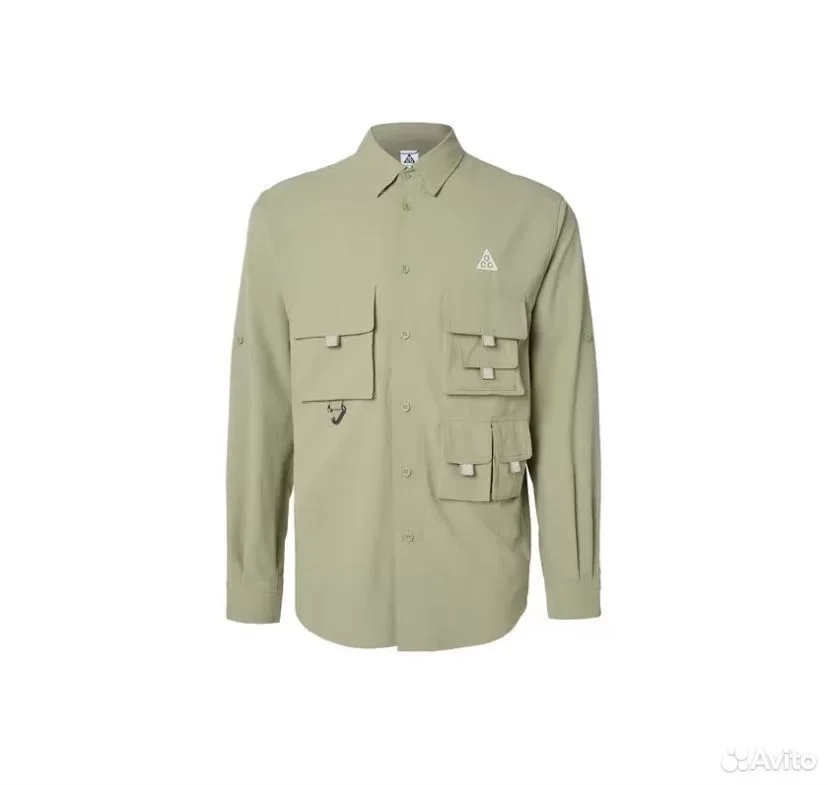 Рубашка Nike ACG Dri-FIT UV Trail Top 'Olive' - миниатюра 3