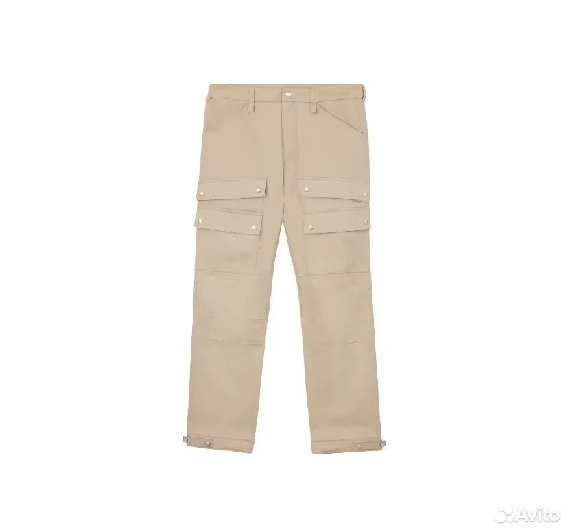 Брюки Burberry SS23 carmelo straight-LEG cargo - миниатюра 4
