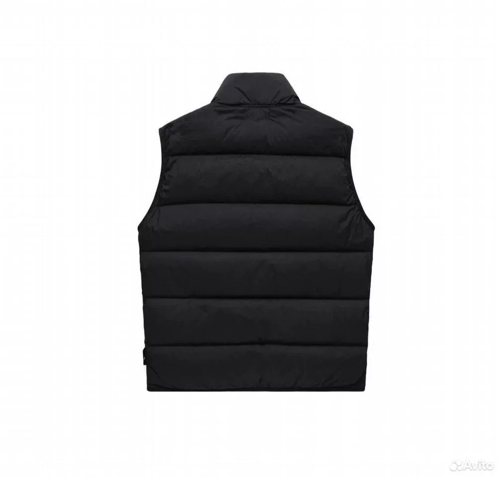 Жилетка Stone Island Tunnel Down Vest Black - миниатюра 5