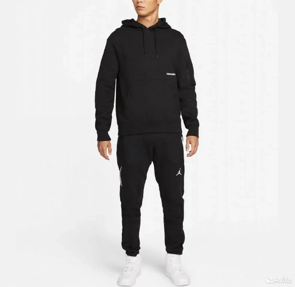 Худи Jordan 23 Engineered Black - миниатюра 3