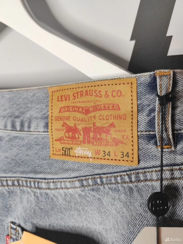 Джинсы Levi's x Stussy 150 SS23 - миниатюра 2