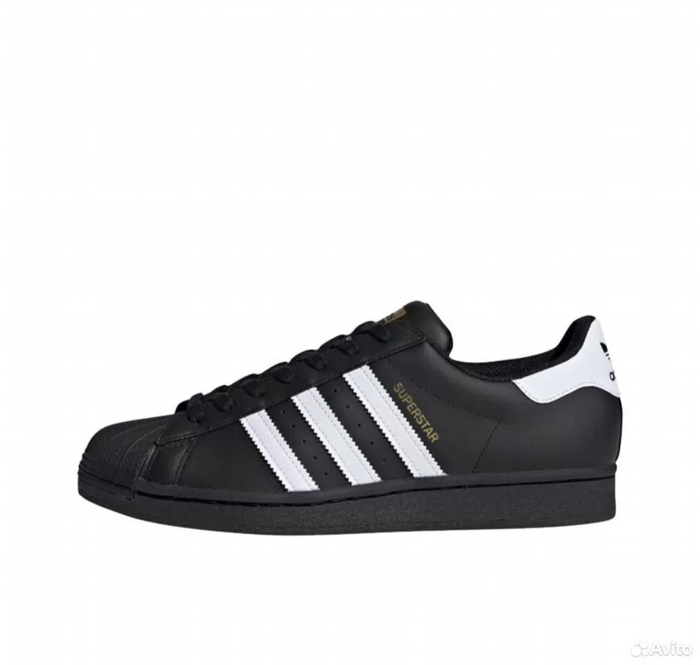 Кроссовки Adidas originals Superstar Black - миниатюра 2