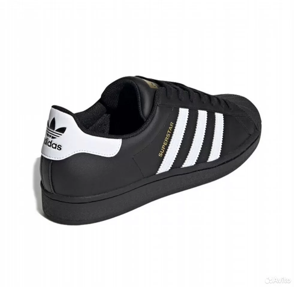 Кроссовки Adidas originals Superstar Black - миниатюра 4
