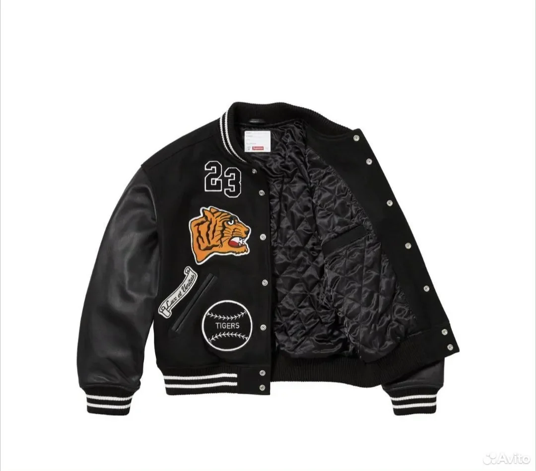 Кофта бомбер Supreme Tiger Black - миниатюра 3