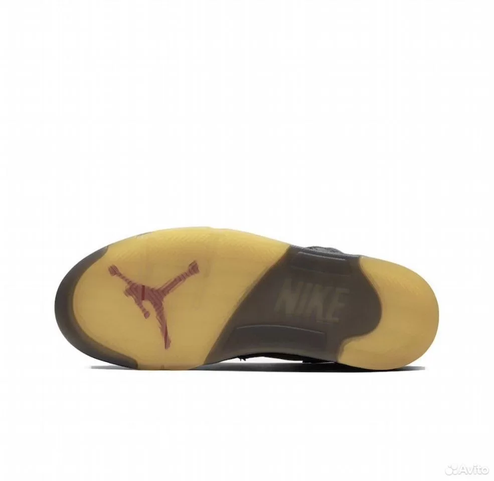 Кроссовки Nike Air Jordan 5 Retro OFF-white Black - миниатюра 3