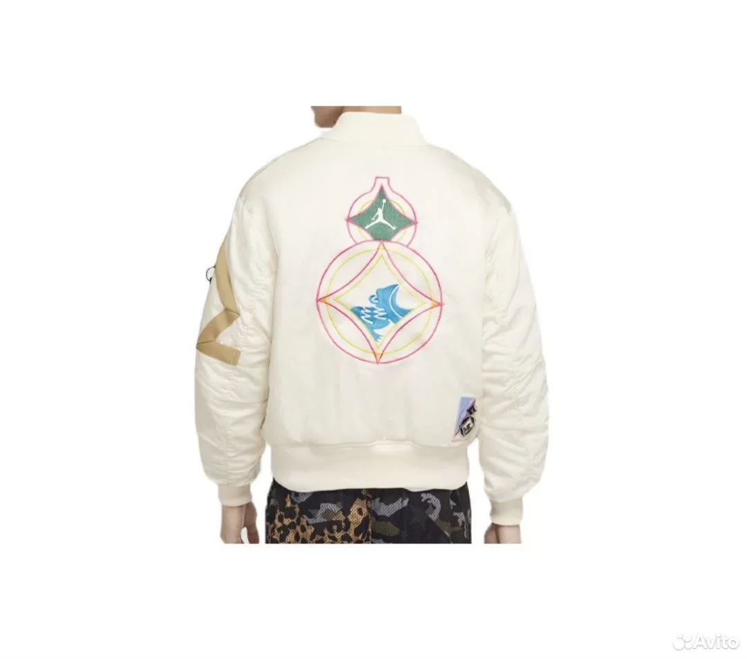 Кофта Бомбер Jordan Chinese New Year White - миниатюра 3