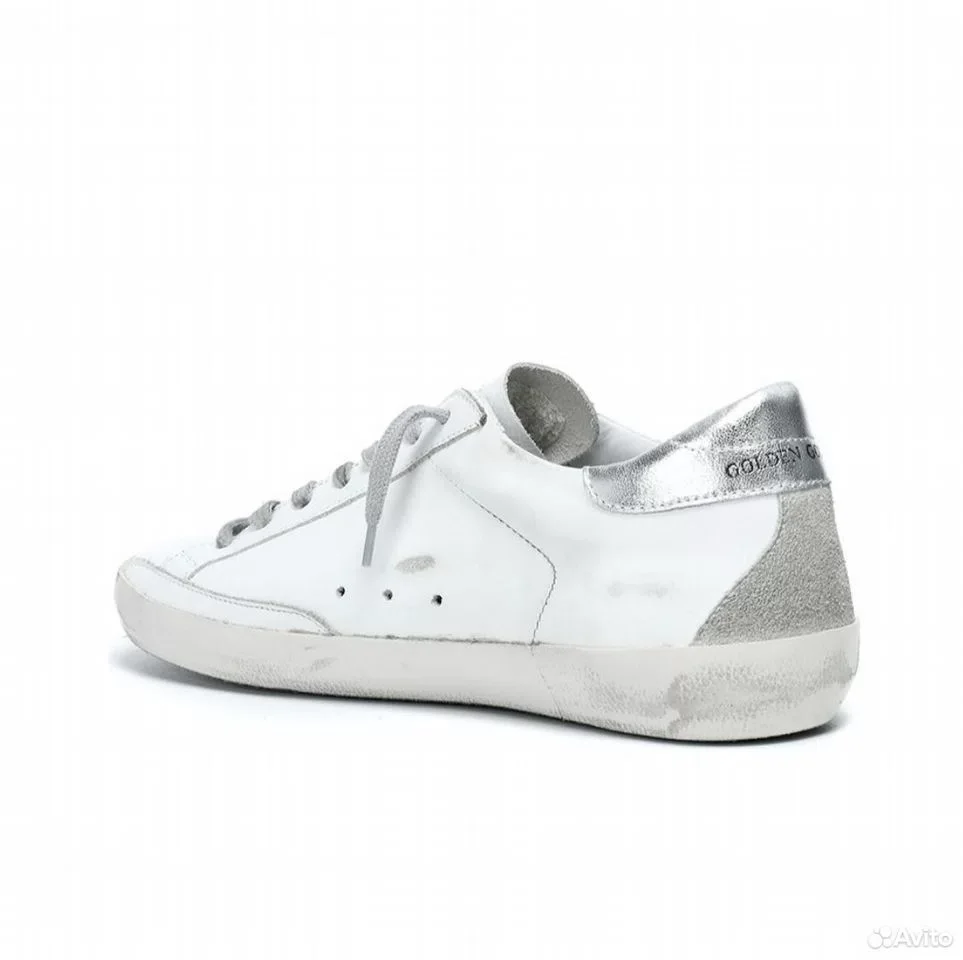 Кеды Golden Goose Super Star White Grey Star - изображение 1