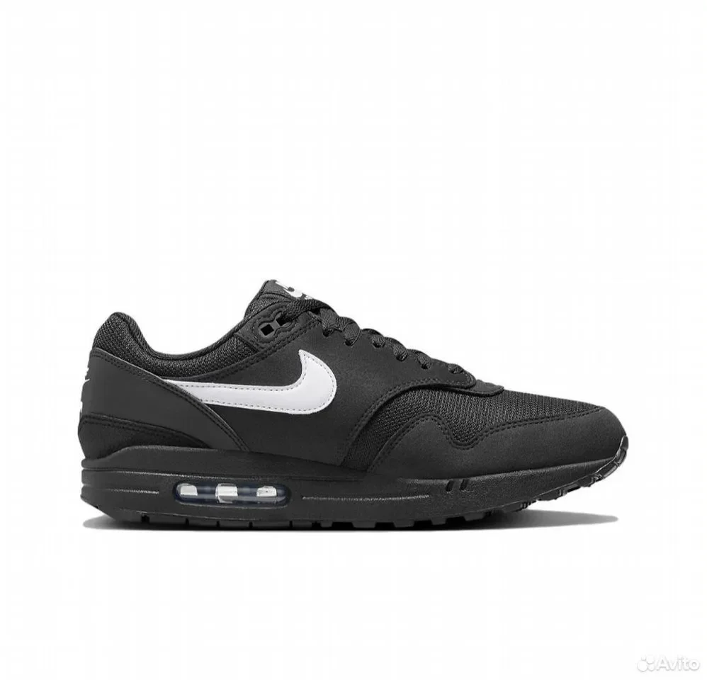 Кроссовки Nike Air Max 1 Total Black - миниатюра 2