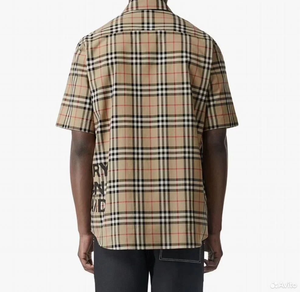 Рубашка Burberry Vintage Check Logo SS19 - миниатюра 5