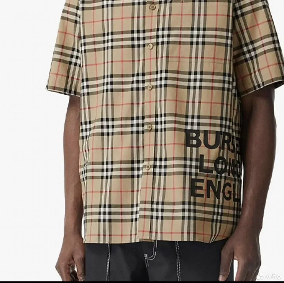 Рубашка Burberry Vintage Check Logo SS19 - миниатюра 6