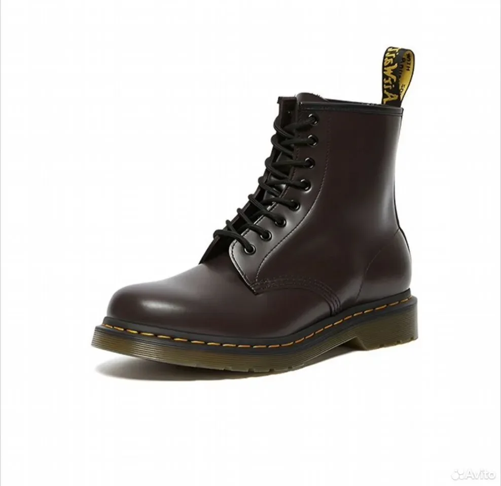 Ботинки Dr. Martens 1460 Burgundy - миниатюра 3