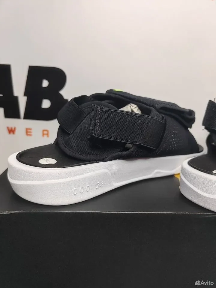 Тапочки Jordan LS Slide "Black and White" - миниатюра 3