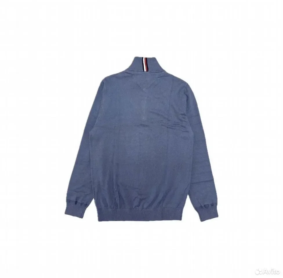 Кофта на молнии Tommy Hilfiger Light Blue - миниатюра 2
