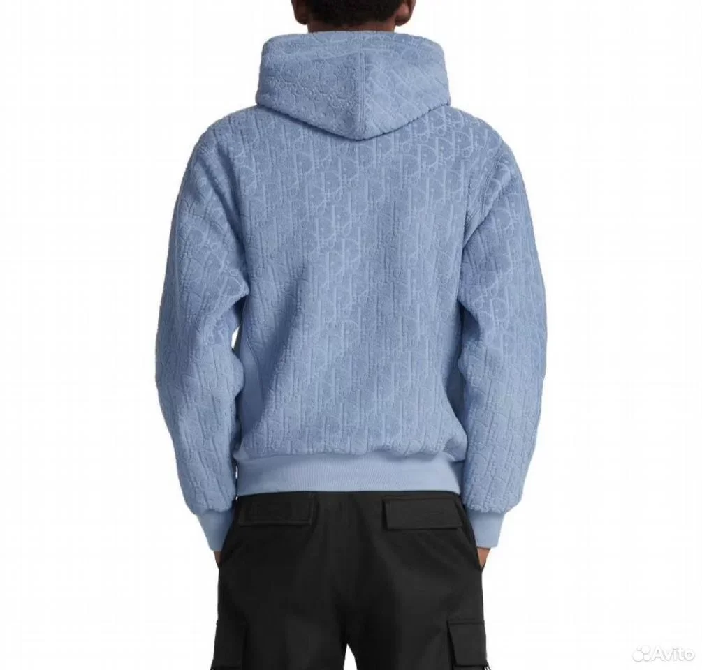 Худи Dior Blue FW23 Relaxed-Fit - миниатюра 2