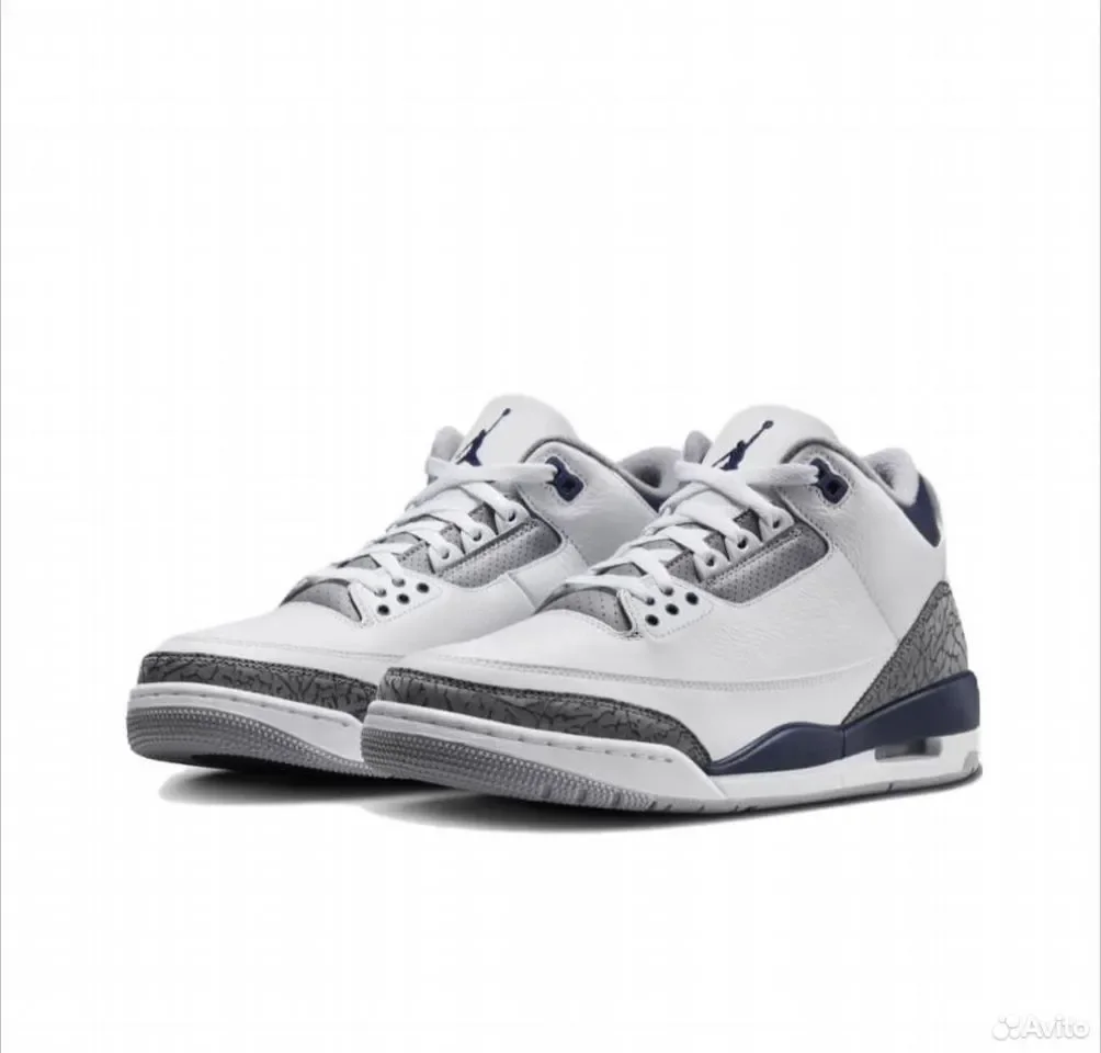 Кроссовки Nike Air Jordan 3 Midnight Navy - изображение 1