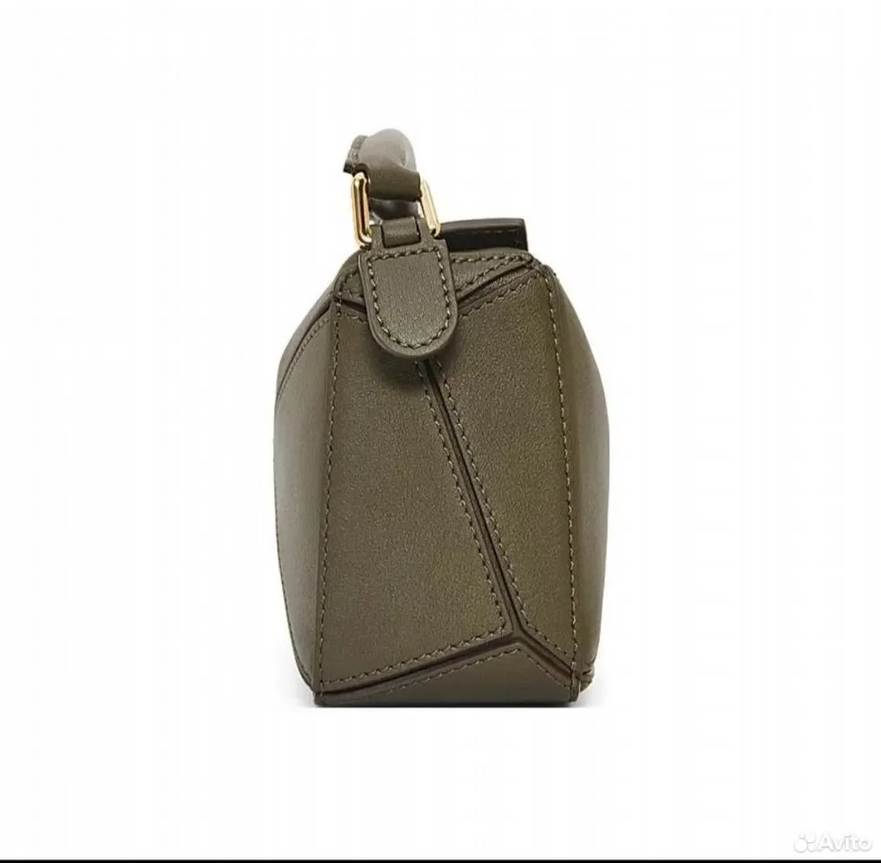 Сумка Loewe Puzzle Anagram Green - миниатюра 3