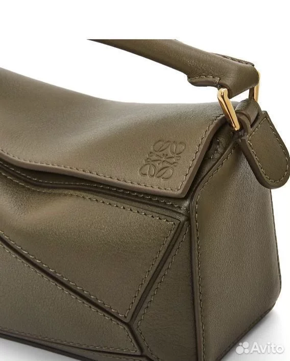 Сумка Loewe Puzzle Anagram Green - миниатюра 5