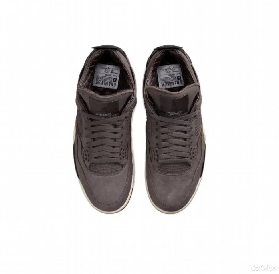 Кроссовки Nike Air Jordan 4 x A Ma Maniere Violet - миниатюра 4