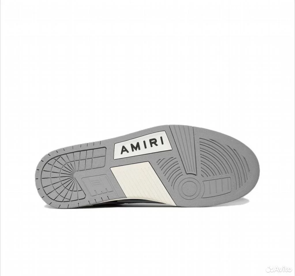 Кроссовки Amiri Skel-Top Low Grey and Black - миниатюра 2